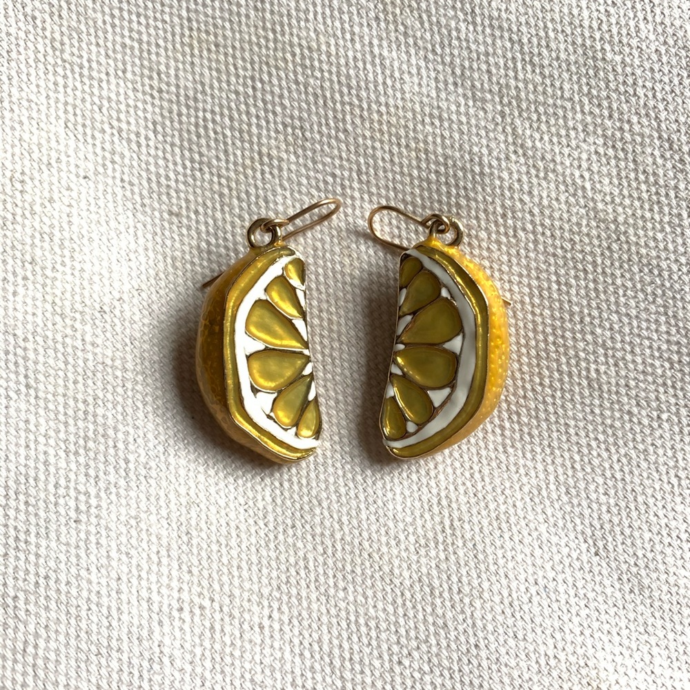 Kate Spade Tutti Fruity Lemon Drop Earrings